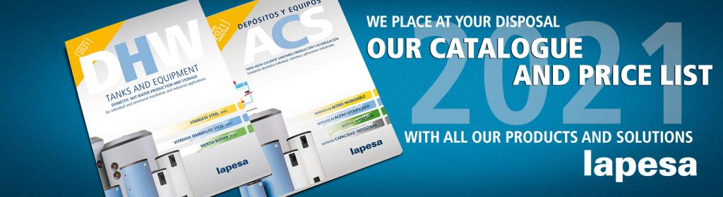 Lapesa: New Catalogue and DHW Price List Lapesa: New Catalogue and DHW Price List