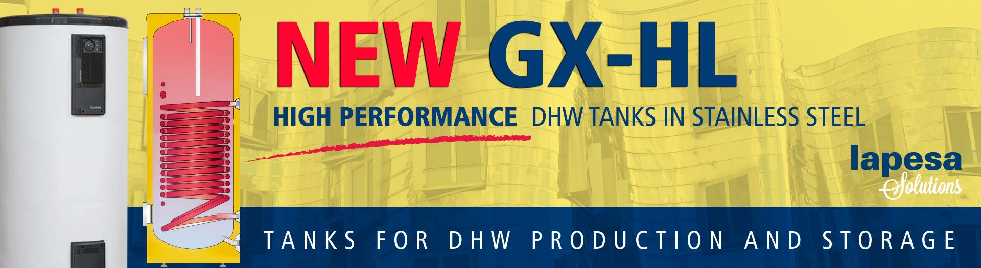 HIGH PERFORMANCE DHW stainless steel tanks