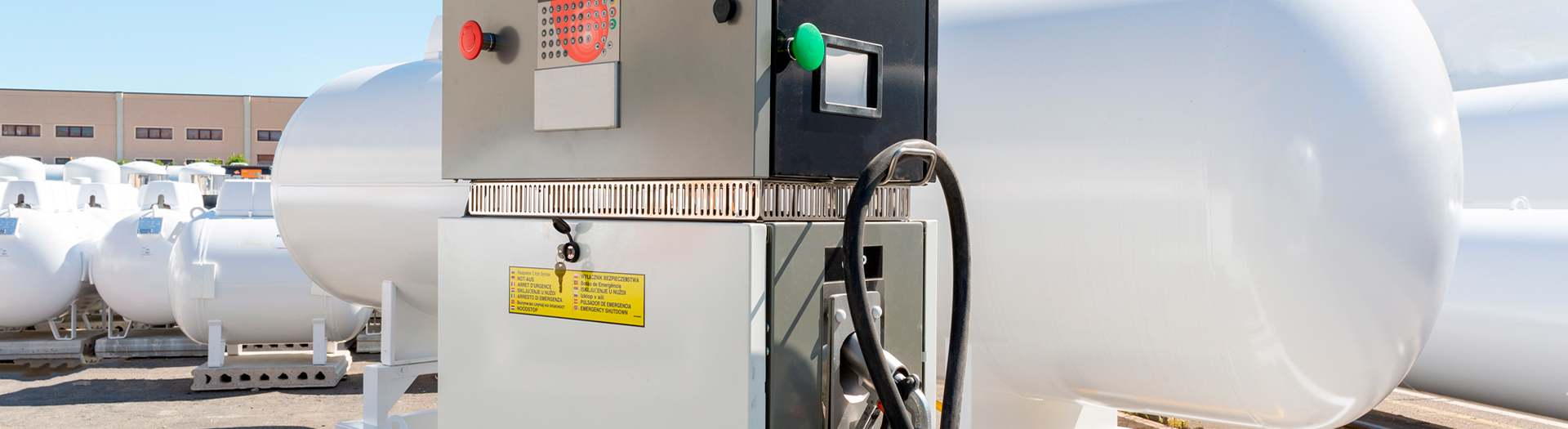 Spezielle Gas-Auto Skids in